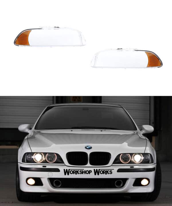 BMW E39 (2000-2004) PRIEKINIŲ ŽIBINTŲ STIKLAI