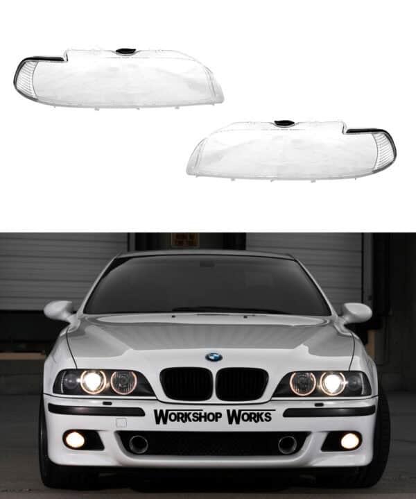 BMW E39 (2000-2004) PRIEKINIŲ ŽIBINTŲ STIKLAI